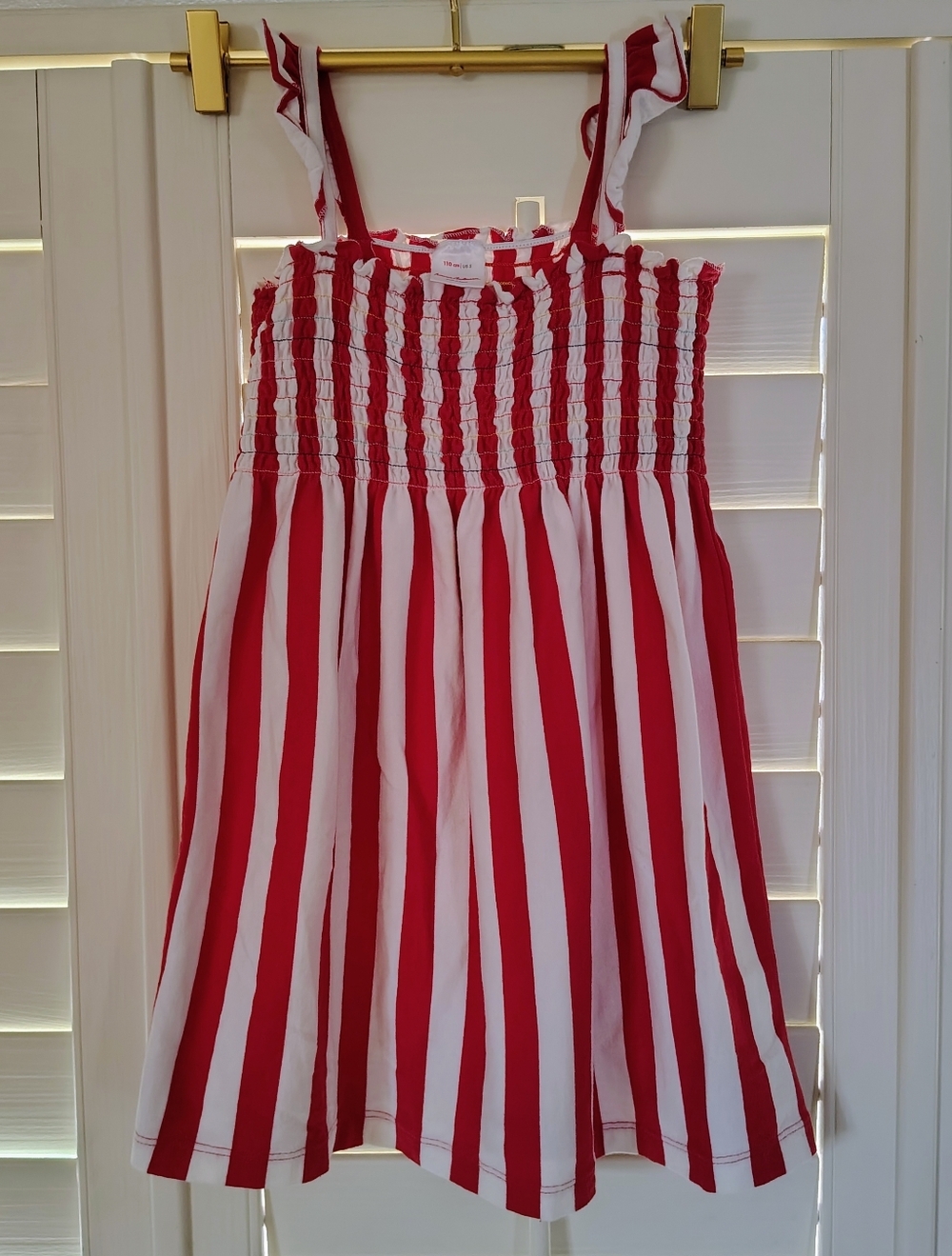 Hannah Anderson Red and White Striped Sundress - Picture 8 of 11
